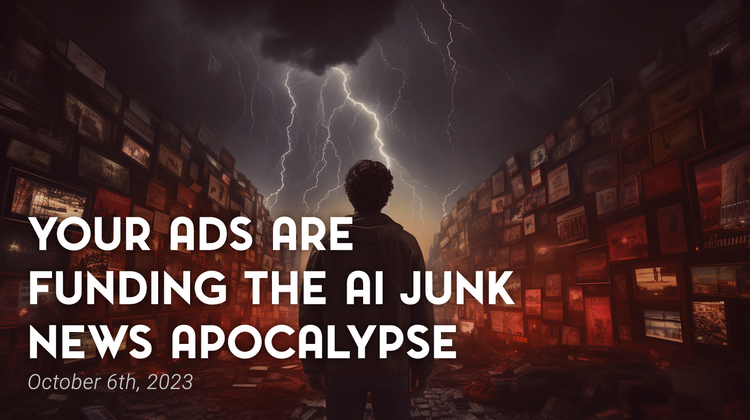 Brands Beware: Your Ads Are Funding the AI Junk News Apocalypse