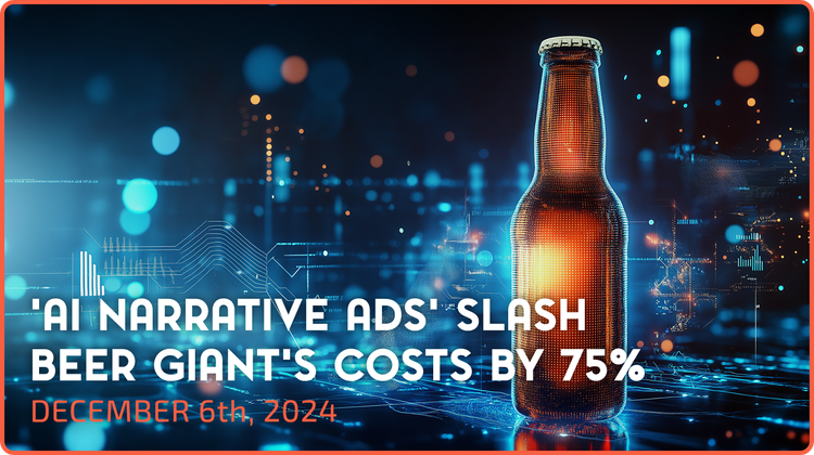 'AI Narrative Ads' Slash Beer Giant’s Costs By 75%