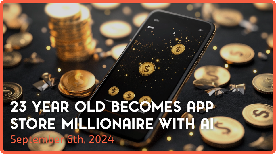 23 Year Old Becomes App Store Millionaire With AI