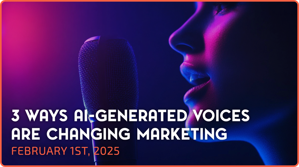 3 Ways AI-Generated Voices Are Changing Marketing